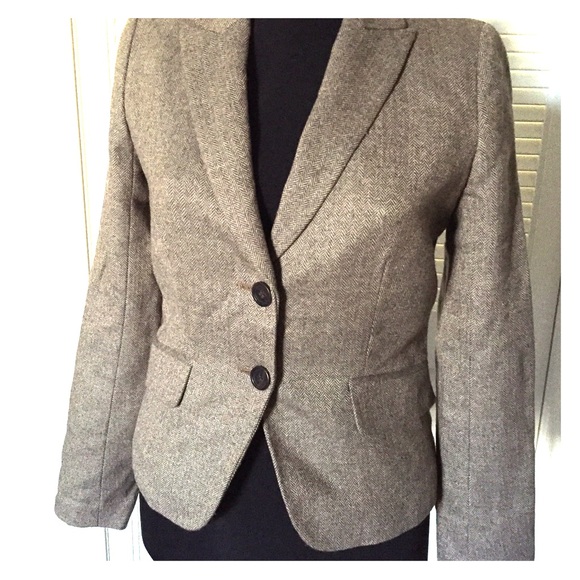 J. Crew Jackets & Blazers - J Crew brown herringbone suit