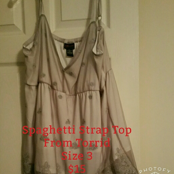 Spaghetti strap top