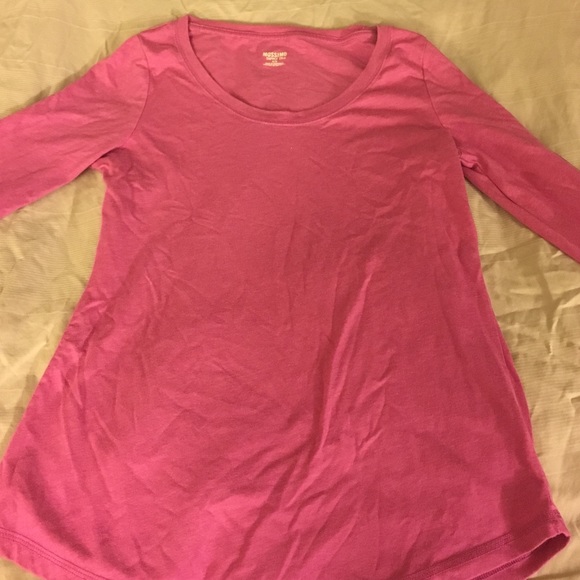 Pink long sleeve shirt