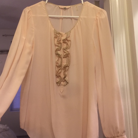 Rebecca Taylor-Soft Pink Silk Blouse