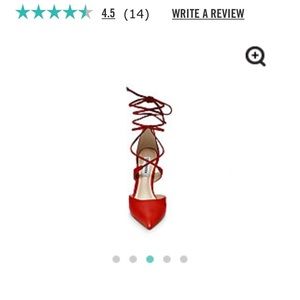 Steve Madden bold red Raela heels
