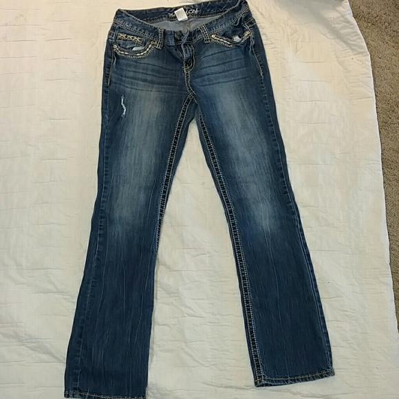 Distressed boot cut