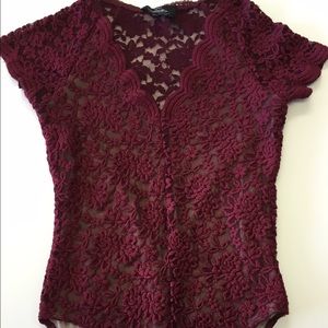 Bebe Addiction lace bodysuit