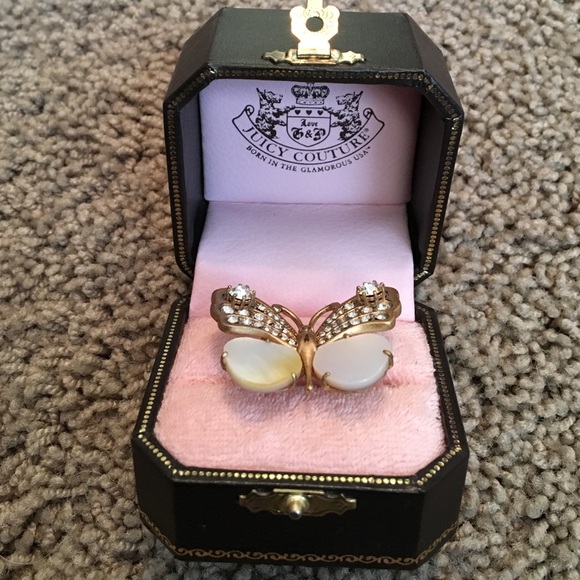 Juicy couture butterfly ring