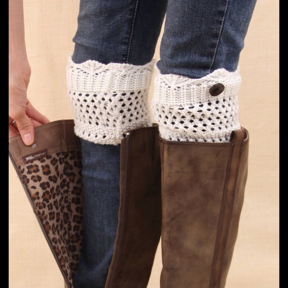 Accessories - 🎉 Host Pick 2/9/16 🎉 White Boot Cuffs