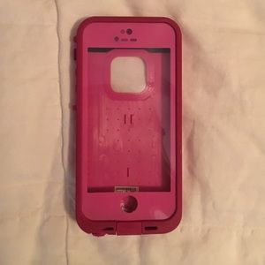 Pink iPhone 5s life proof case