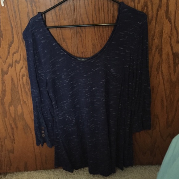Dark Blue Blouse