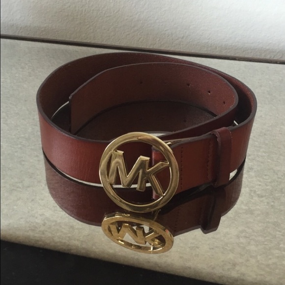 Brown leather Michael Kors belt - Picture 1 of 4