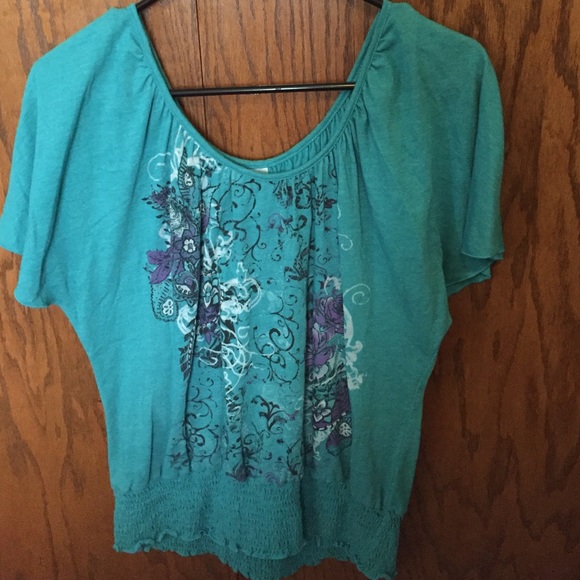 Like New Teal Blouse