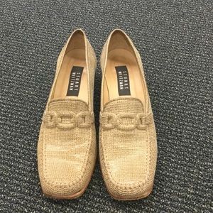 Stuart Weitzman tan loafers size 8 1/2