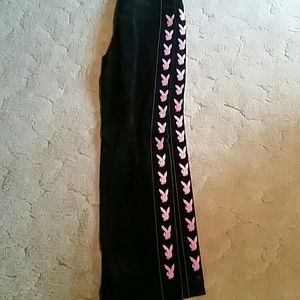 Suede Playboy pants