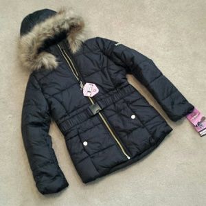 Girls winter bubble jacket weather resistant sz 14