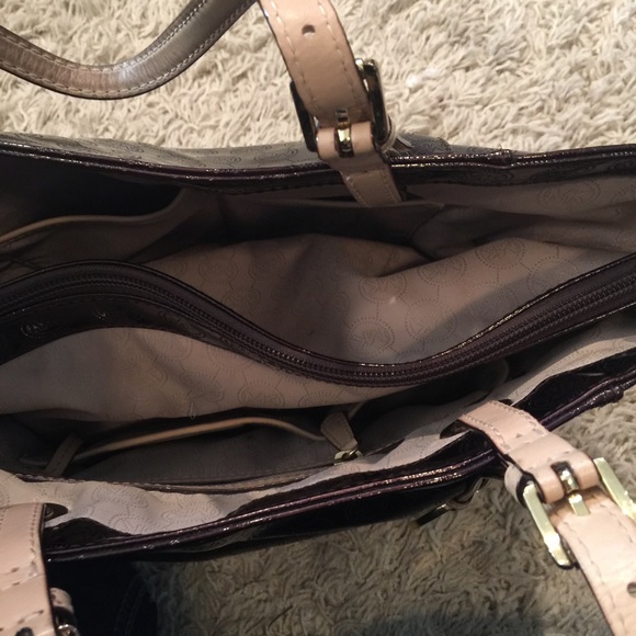 Michael Kors brown tote purse! - Picture 2 of 3