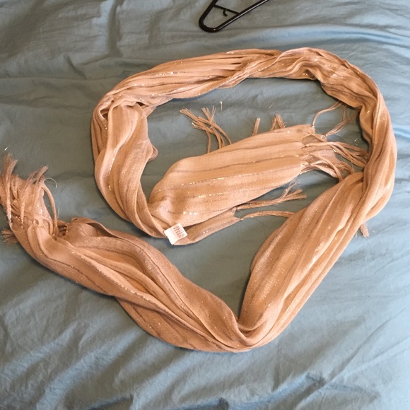 Gold Sparkly Scarf
