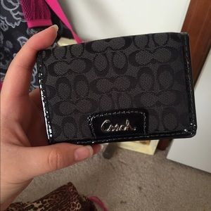 Super cute on the go coach wallet!