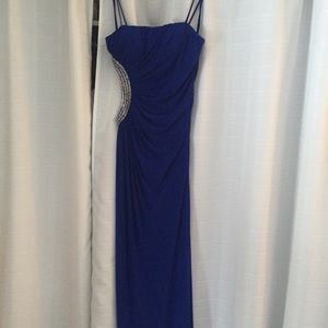 Blue prom dress