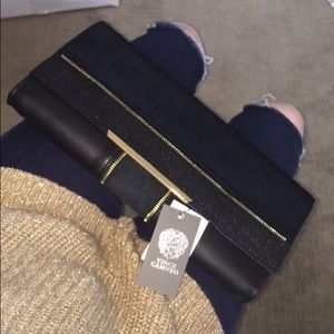Black Vince Camuto clutch