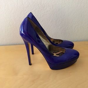 BEBE cobalt blue heels