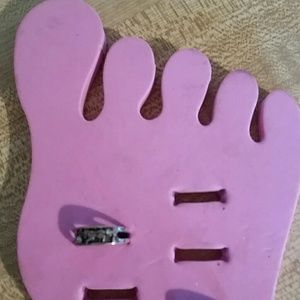 Sterling silver toe ring