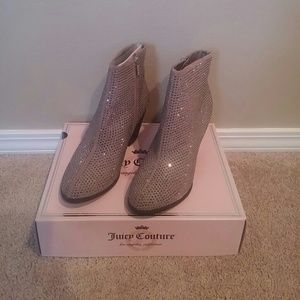 Sequined ankle booties✨