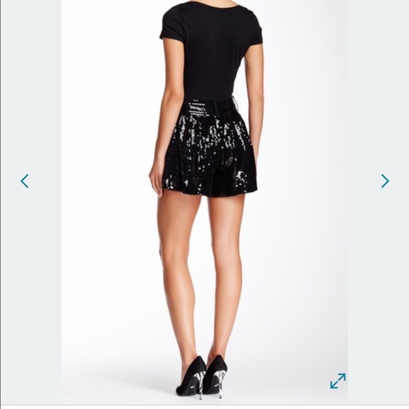 Diane von Furstenberg Aleah Sequin Silk Short