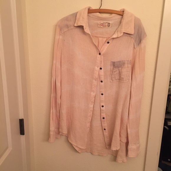 💖VDAY SALE💖Free people flannel light pink