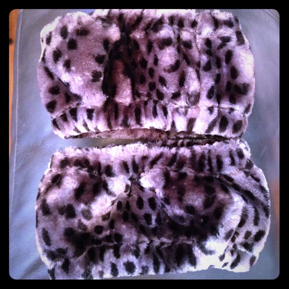 Leopard Print Boot Cuffs NWOT