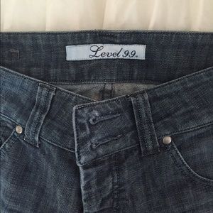 Anthropologie wide leg jeans