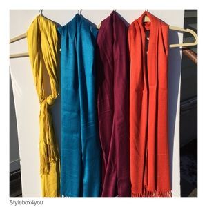 Lot of four scarves from Charming Charlie