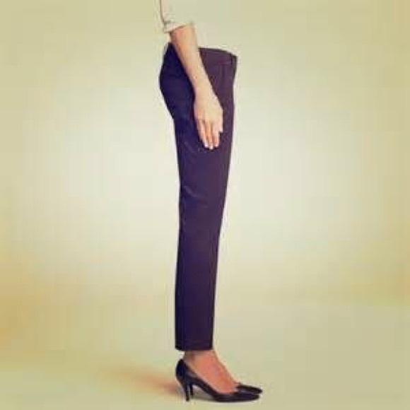 J Crew Black Cafe Capri pants