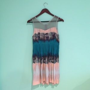 Kimchi Blue watercolor dress