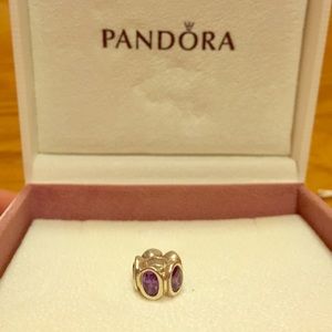 Pandora purple whimsical lights charm