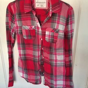 Aéropostale Plaid Shirt