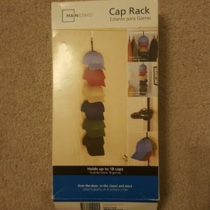Baseball cap rack