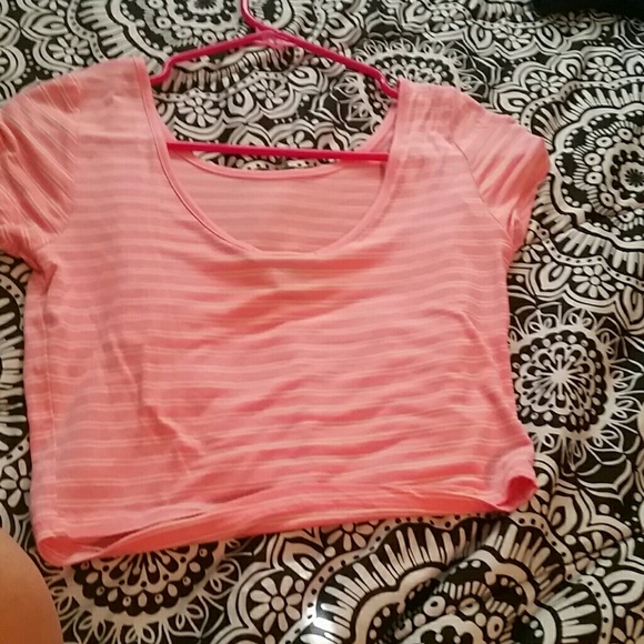Pink crop top