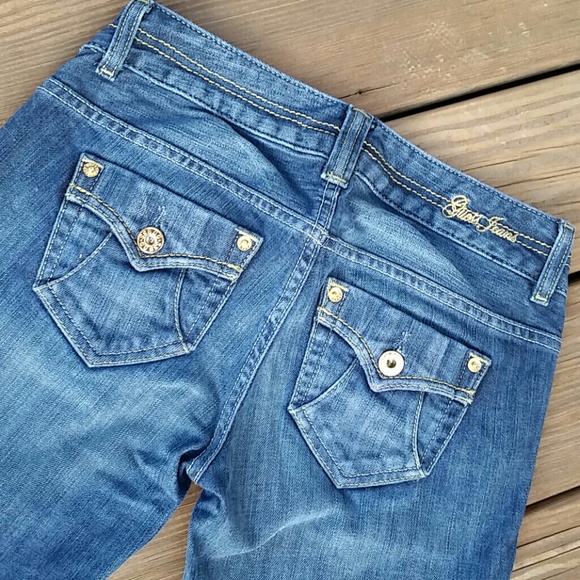 Women's GUESS flap pocket bootcut jeans size 26