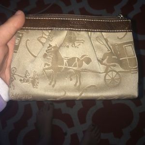 Coach makeup bag