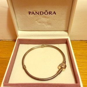Unworn PANDORA charm bracelet