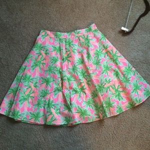 Lily Pulitzer skirt and bow tie size 8