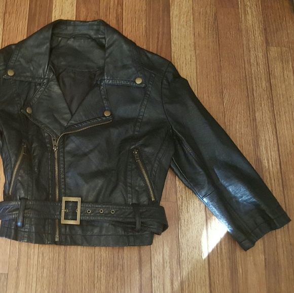 Women's - Faux leather Jacket - Size - Medium - Picture 3 of 4