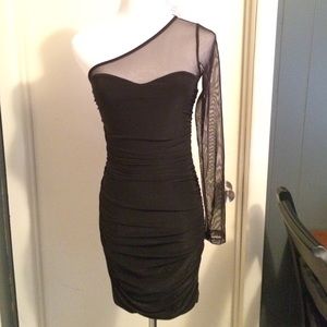 ‼️CLEAROUT SALE‼️F21 | Mesh One Sleeve Dress