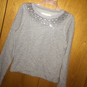 Abercrombie and Fitch Jeweled Crewneck