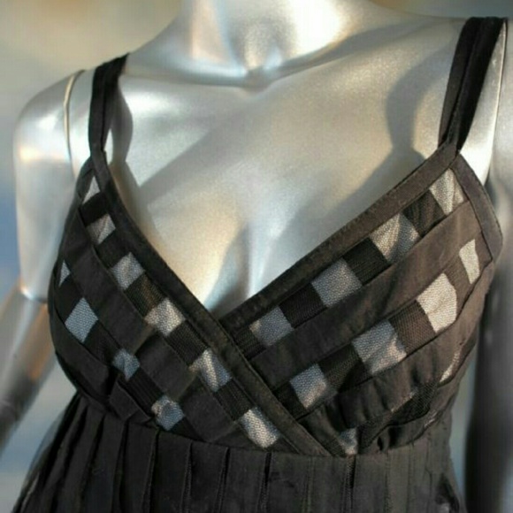 CYNTHIA by Cynthia Steffe lattice swing top 8 - Picture 3 of 7