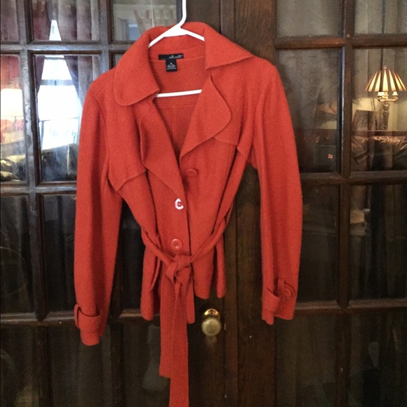 Willi Smith Orange Wool Sweater (Size M)