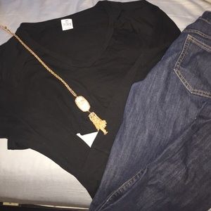 Black everyday long sleeve tee