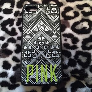 iPhone 5 and 5s pink rubbery phone case