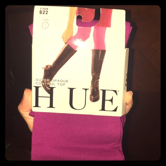 HUE tights in Mulberry