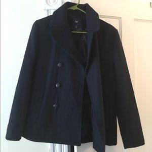 NEW w/o tags Navy Gap Peacoat Women's Sz M