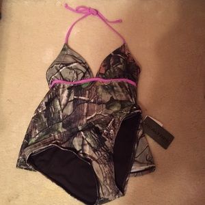 Camouflage Tankini with Tags-New! Size 7