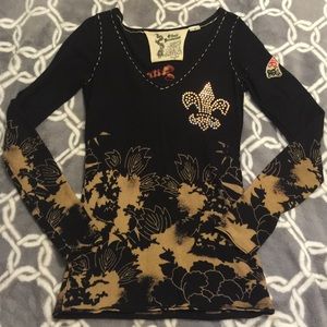 Ethnic Revolution 100% cashmere sweater M